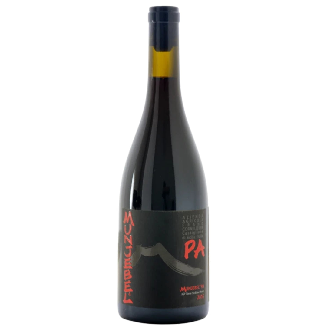 a bottle of Frank Cornelissen, Munjebel Rosso PA 2017 red wine