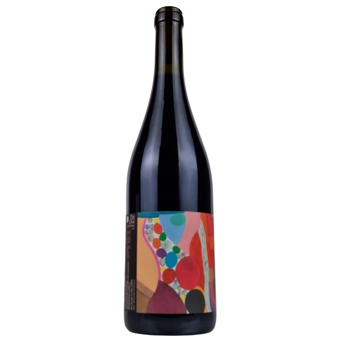 a bottle of patrick bouju MOL natural red wine