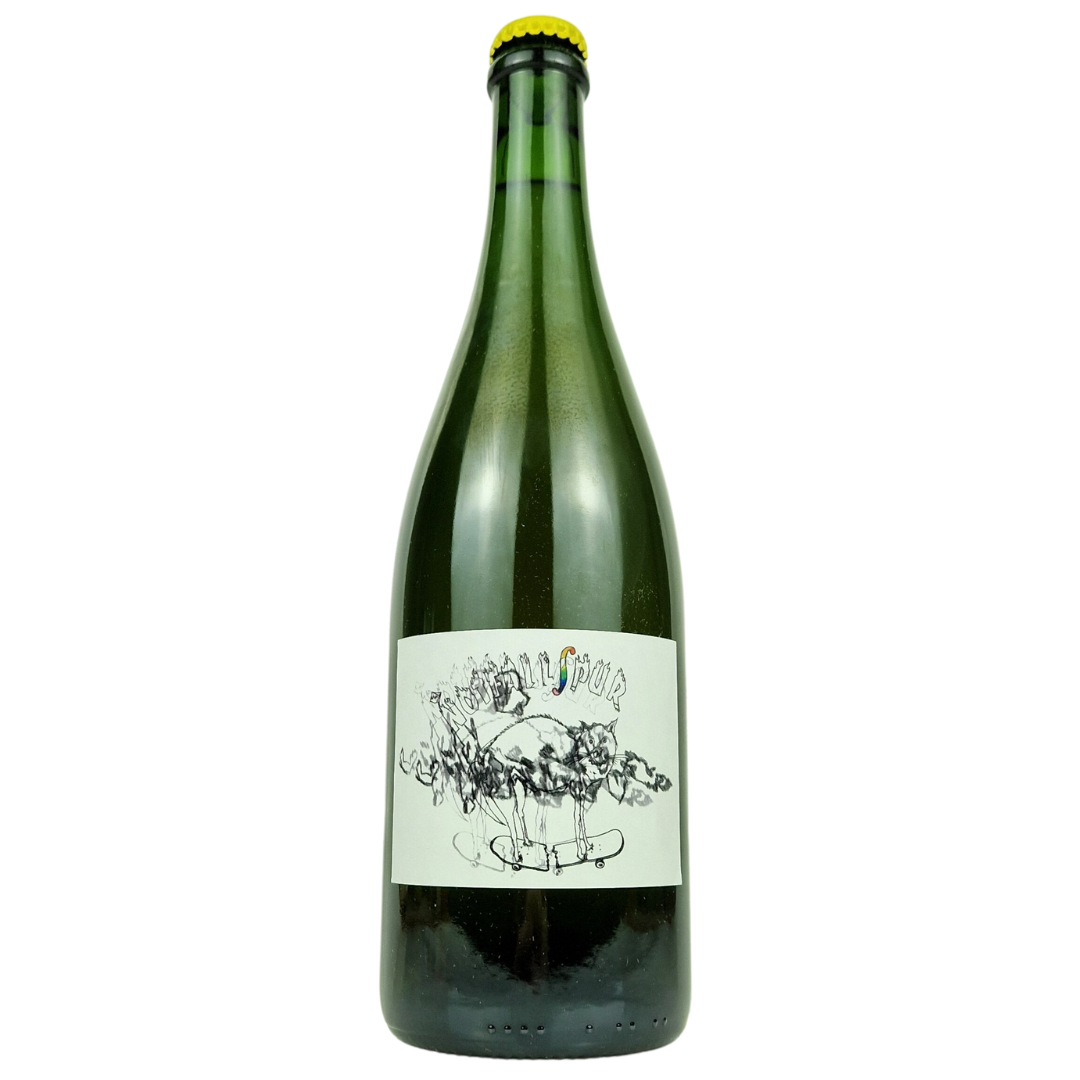 a bottle of ABRACADABRA, Notfallspur 2021 natural white wine