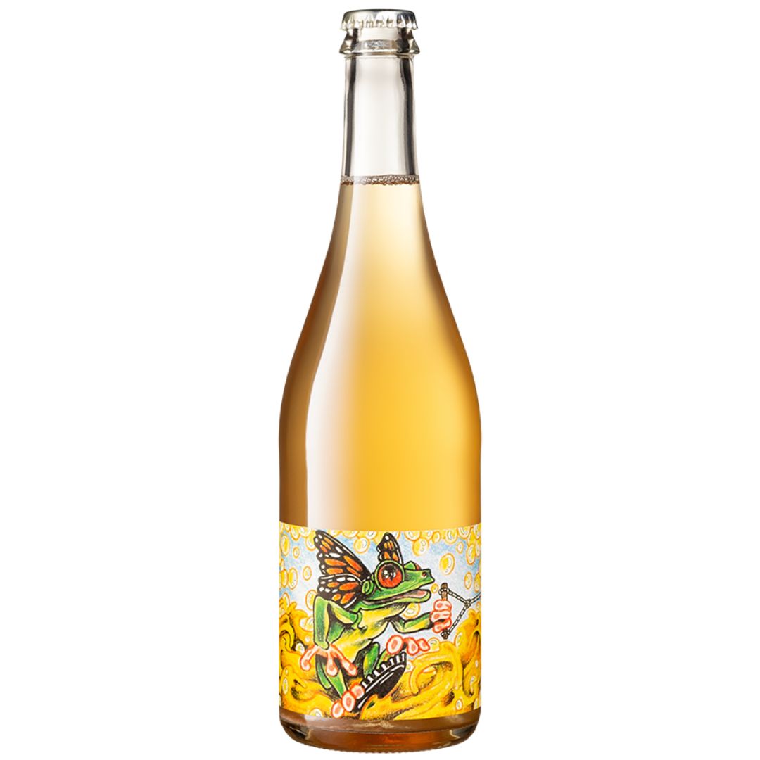 a bottle of Domaine Muller-Koeberle Rainette Pet Nat 2021 natural sparkling wine
