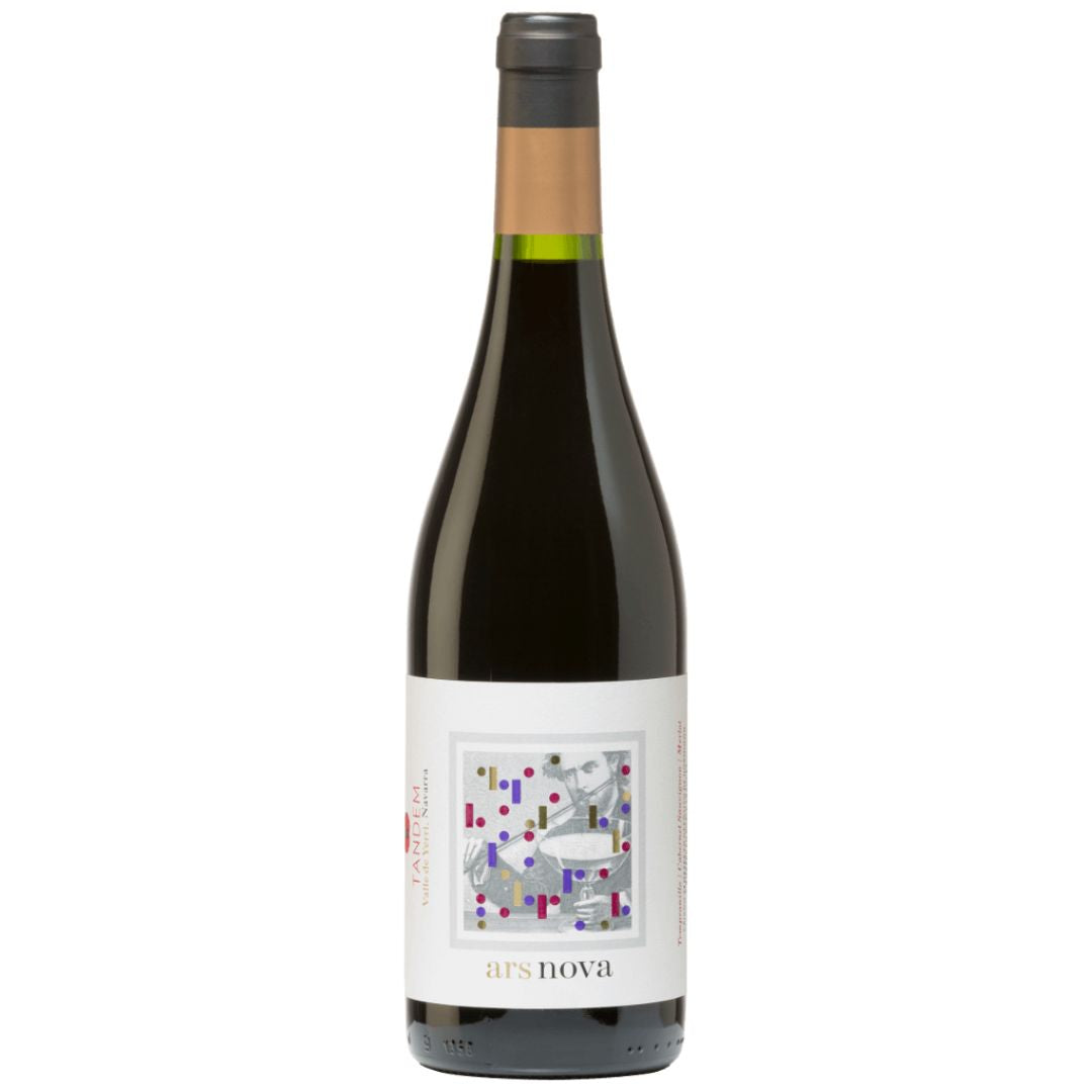 a bottle of Tandem, Ars Nova 2016 natural red wine
