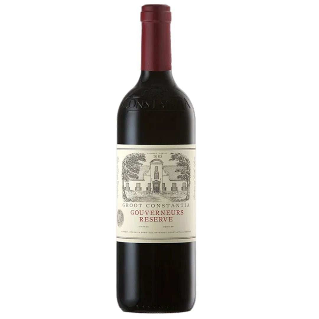 a bottle of Groot Constantia, Gouverners Reserve Red 2018 red wine