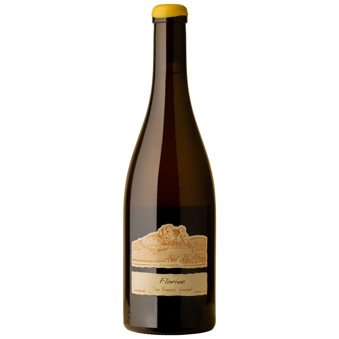 a bottle of Anne & Jean-Francois Ganevat, Chardonnay Florine 2018 natural white wine
