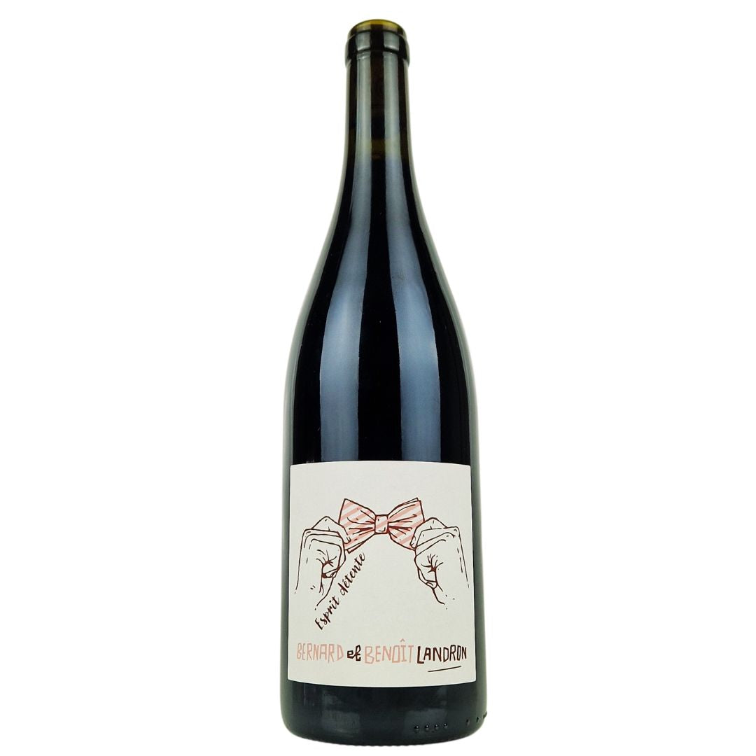 a bottle of Landron-Chartier, Esprít Détente Rouge 2022 natural red wine