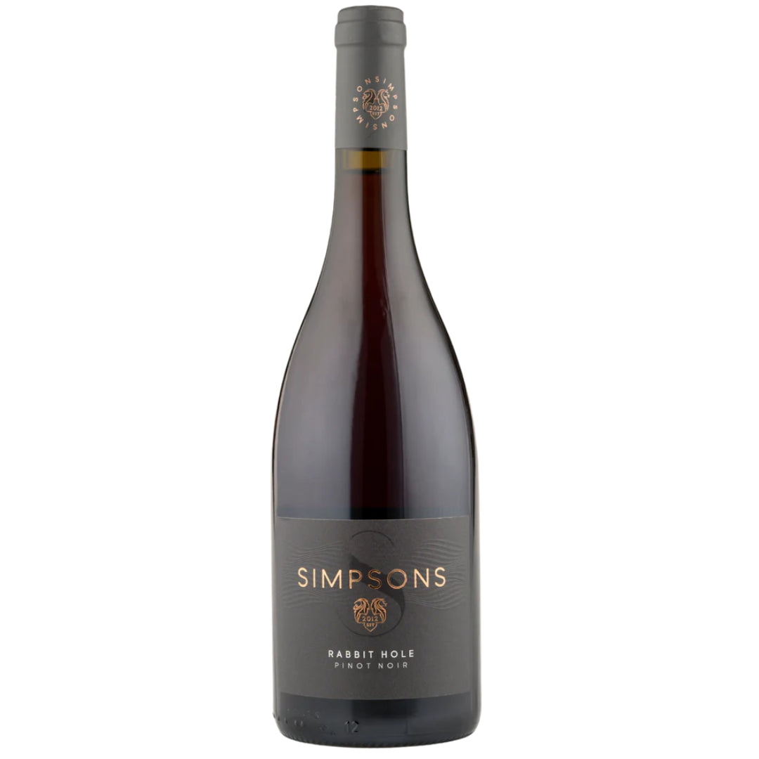 a bottle of Simpsons Wine Estate, Rabbit Hole Pinot Noir 2022 red wine
