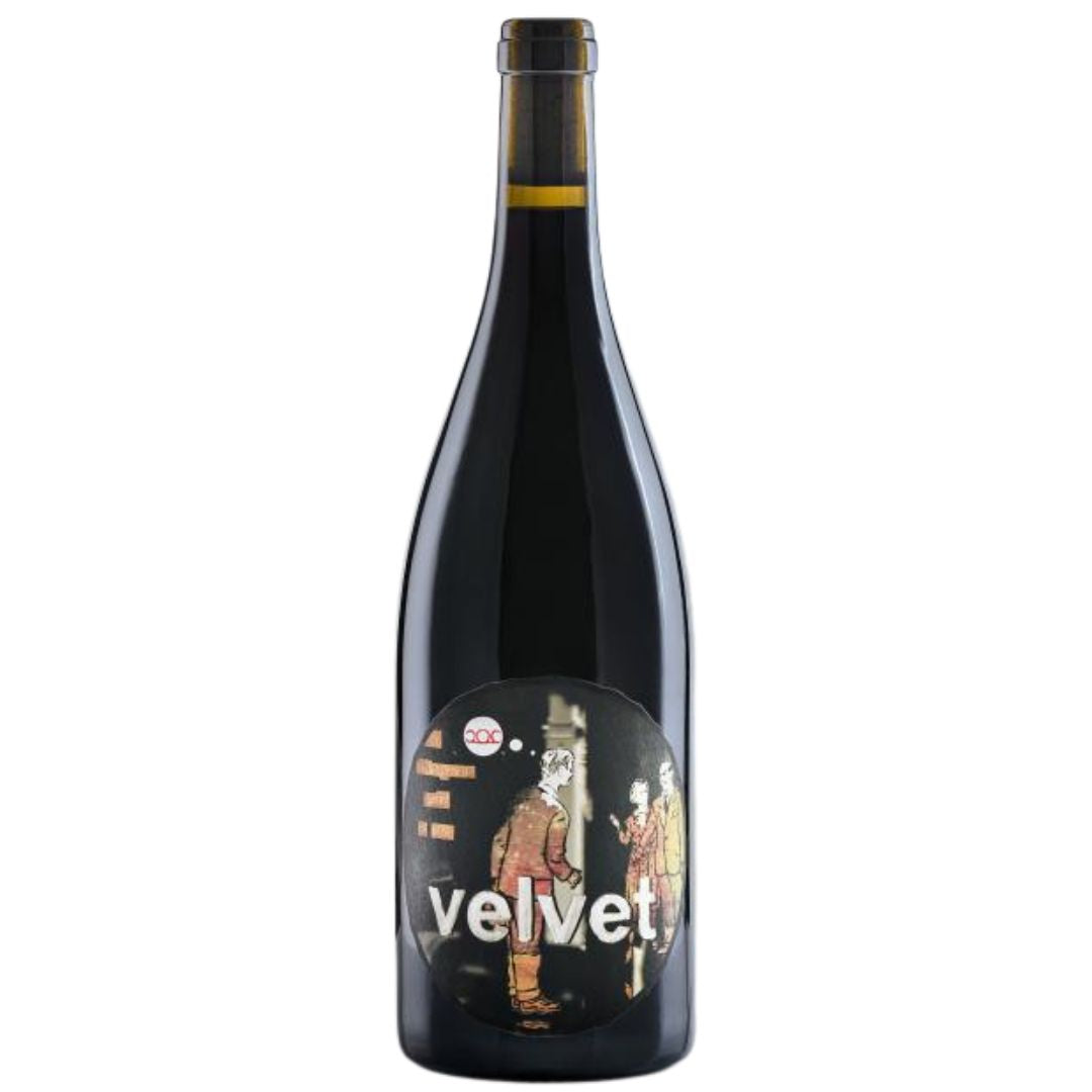 a bottle of Pittnauer Velvet NV natural red wine