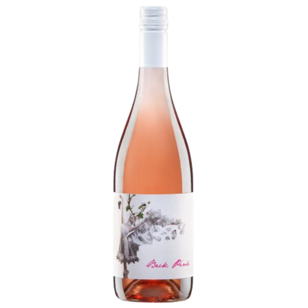 a bottle of judith beck rose natural rose wine