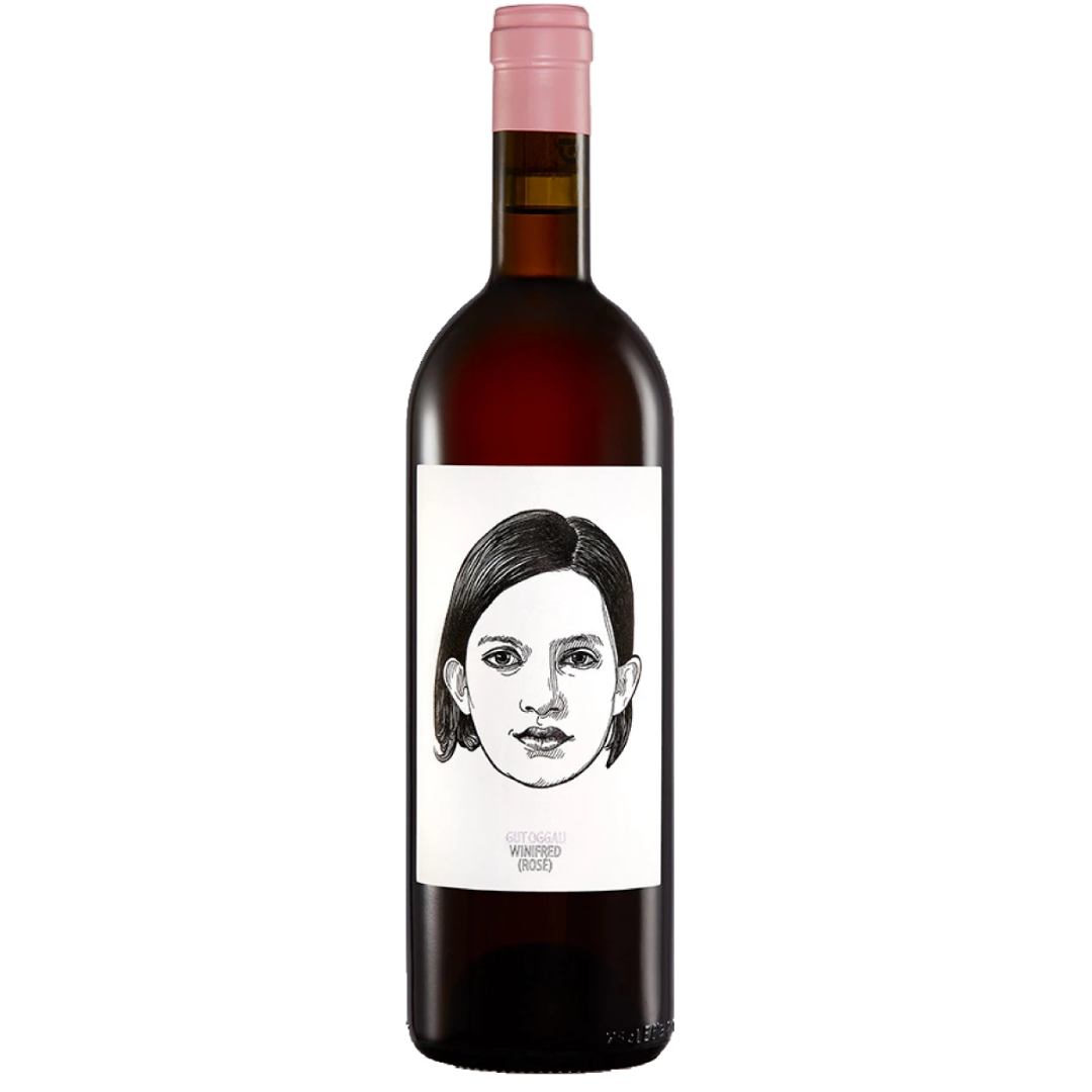 a bottle of Gut Oggau, Winifred 2022 natural rose wine