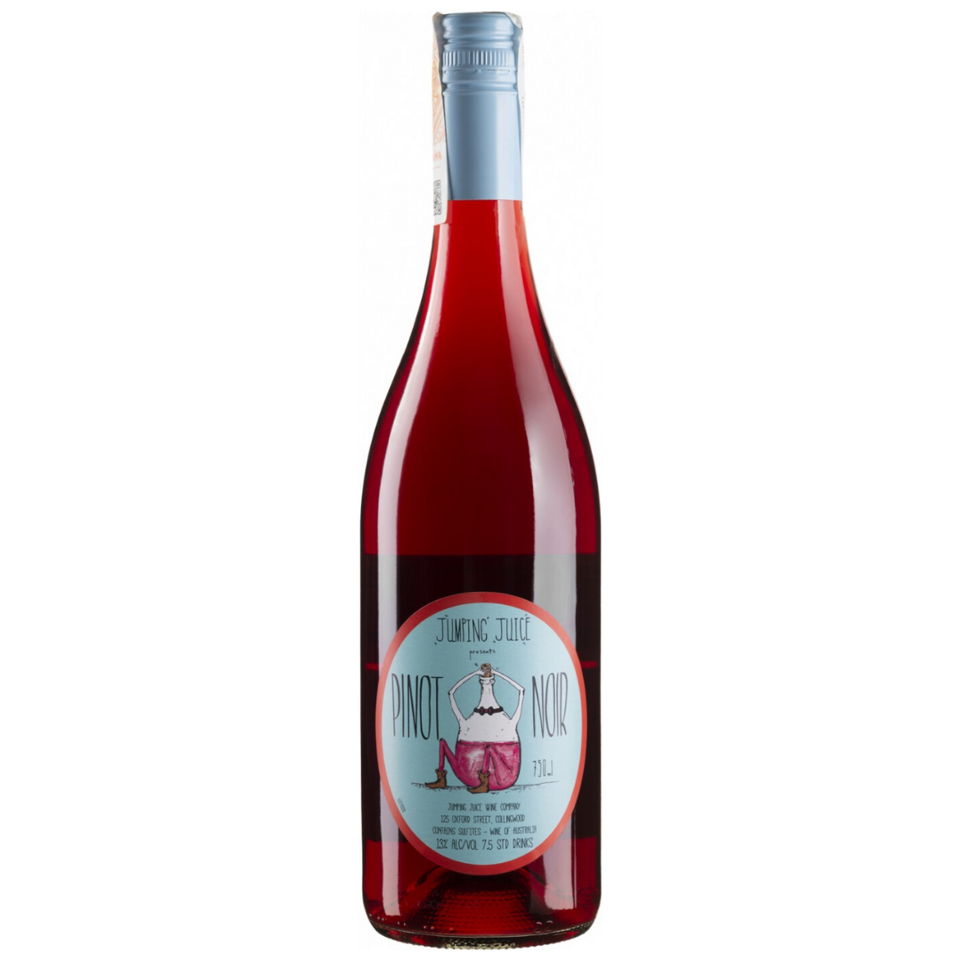 a bottle of Patrick Sullivan, Jumpin Juice Pinot Noir 2021 natural red wine