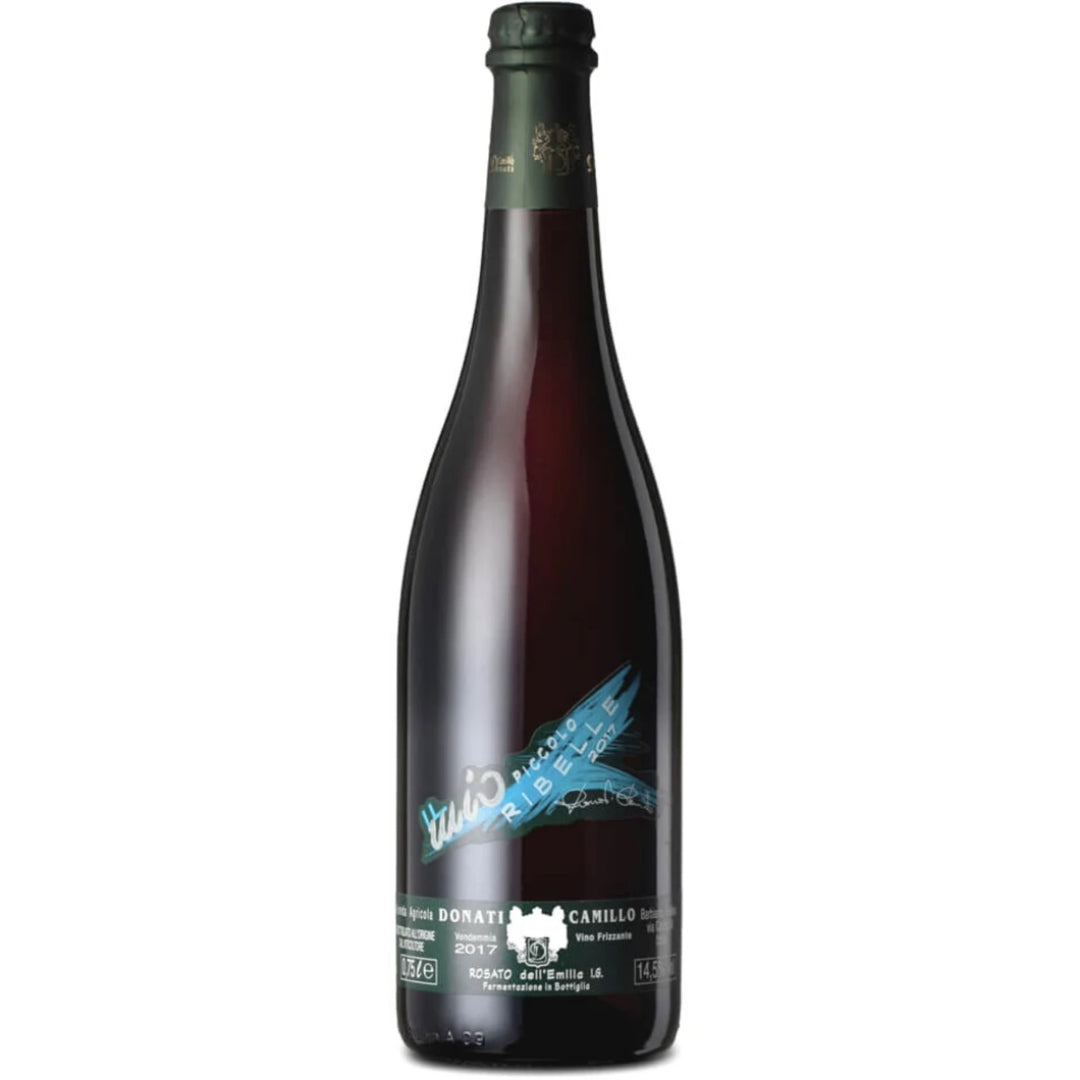 a bottle of Camillo Donati Ribelle Rosato 2020 sparkling wine