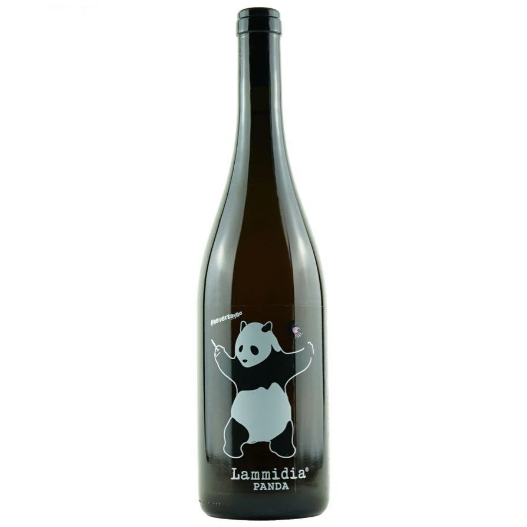 a bottle of Lammidia, Panda 2021 natural rose wine