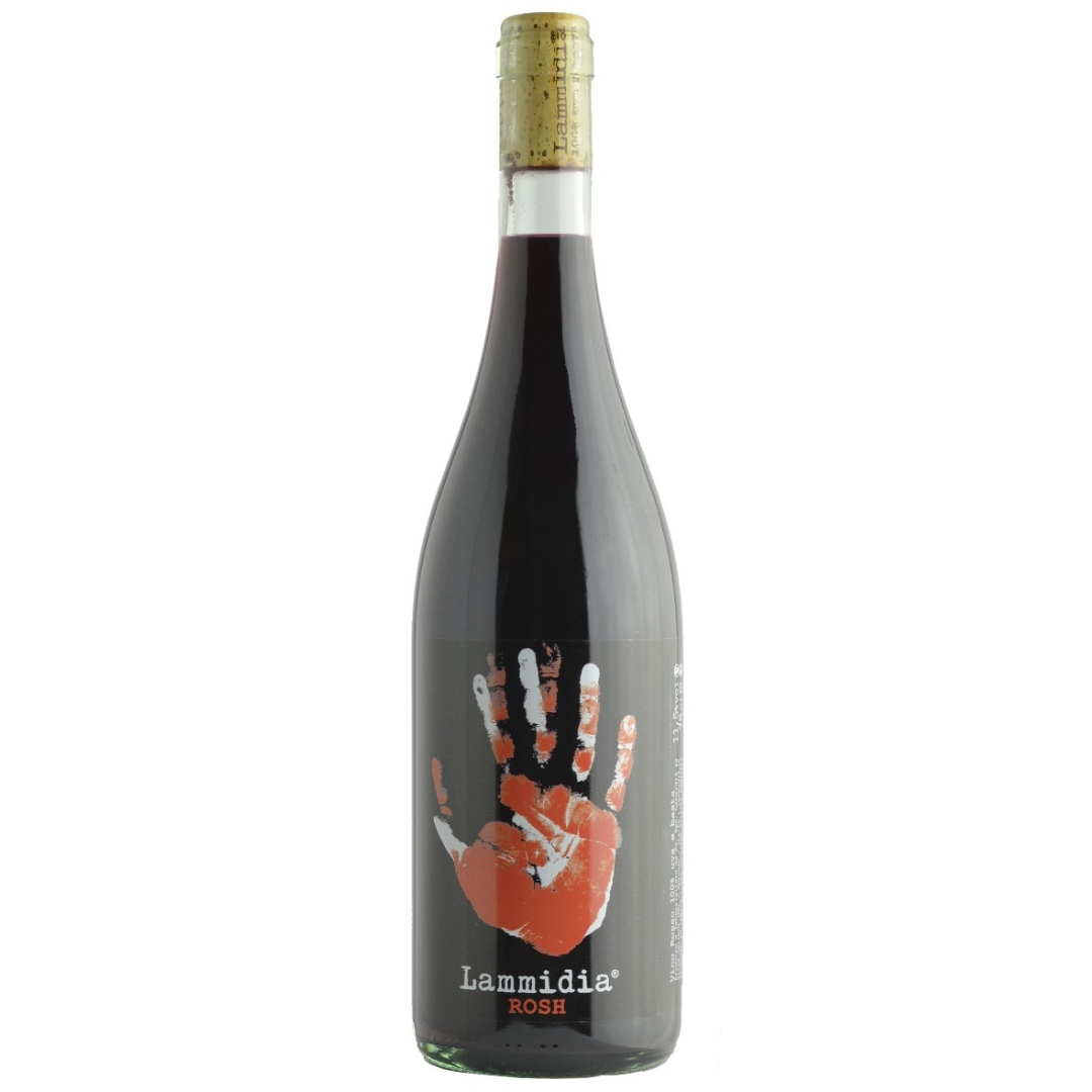 a bottle of Lammidia, Rosh 2021 natural red wine