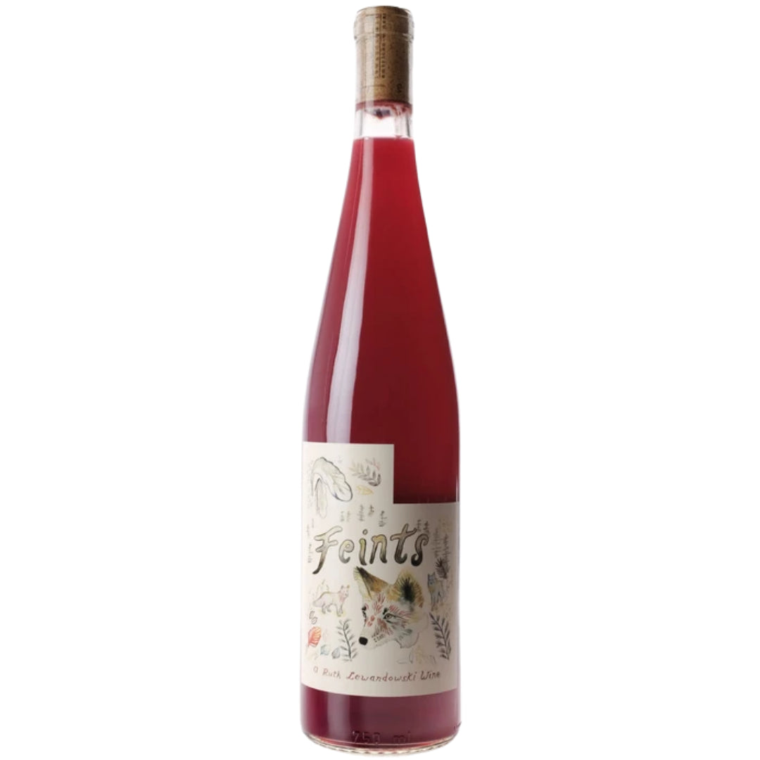 a bottle of Ruth Lewandowski, Feints Red Blend 2022 natural red wine