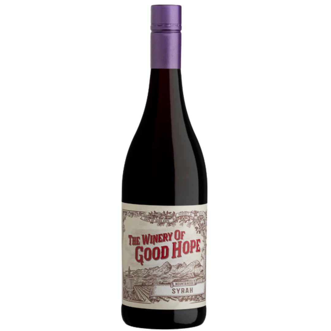 a bottle of Good Hope Winery, Mountainside Syrah 2021 red wine
