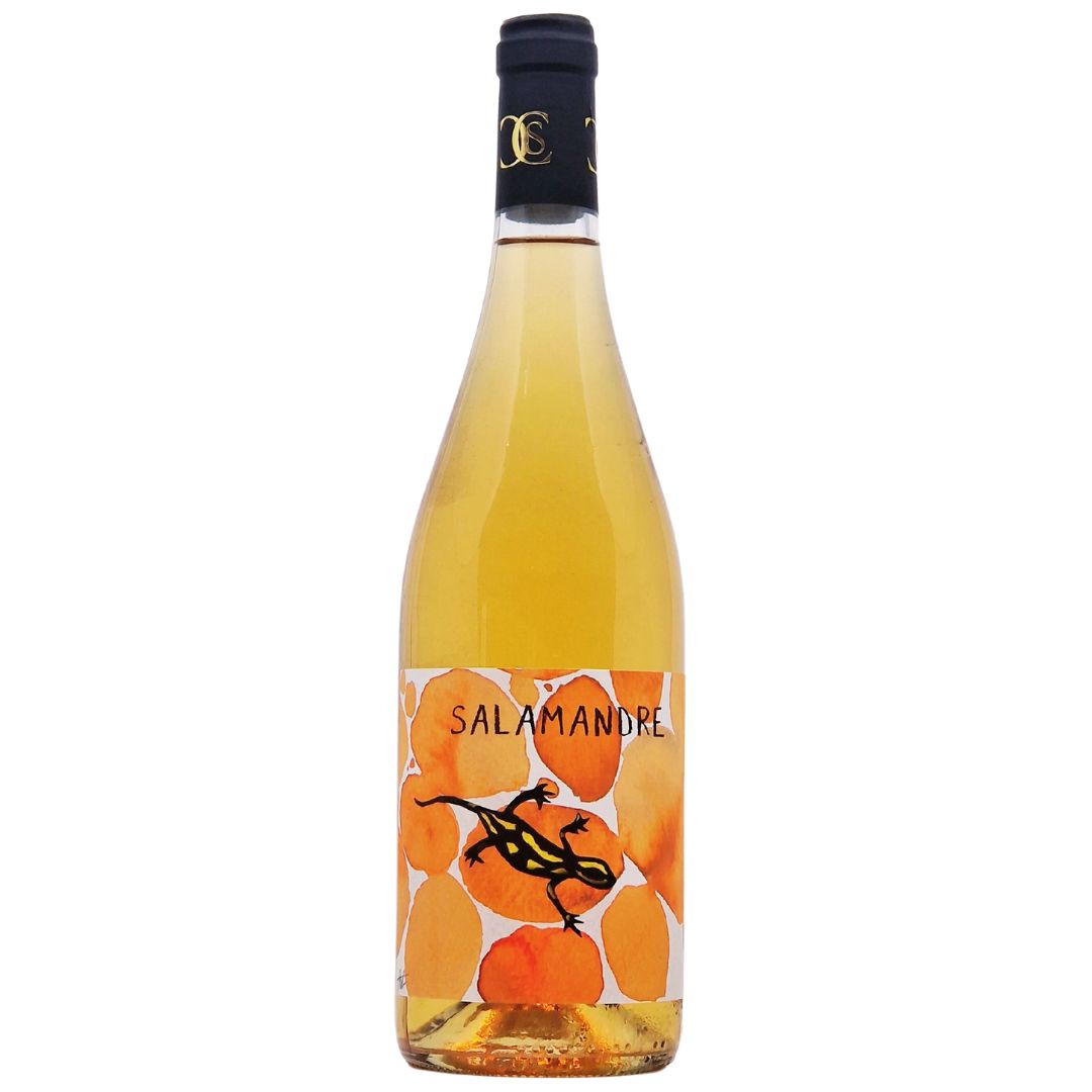 a bottle of Chateau Saint Cyrgues Salamandre Orange 2023 natural orange wine