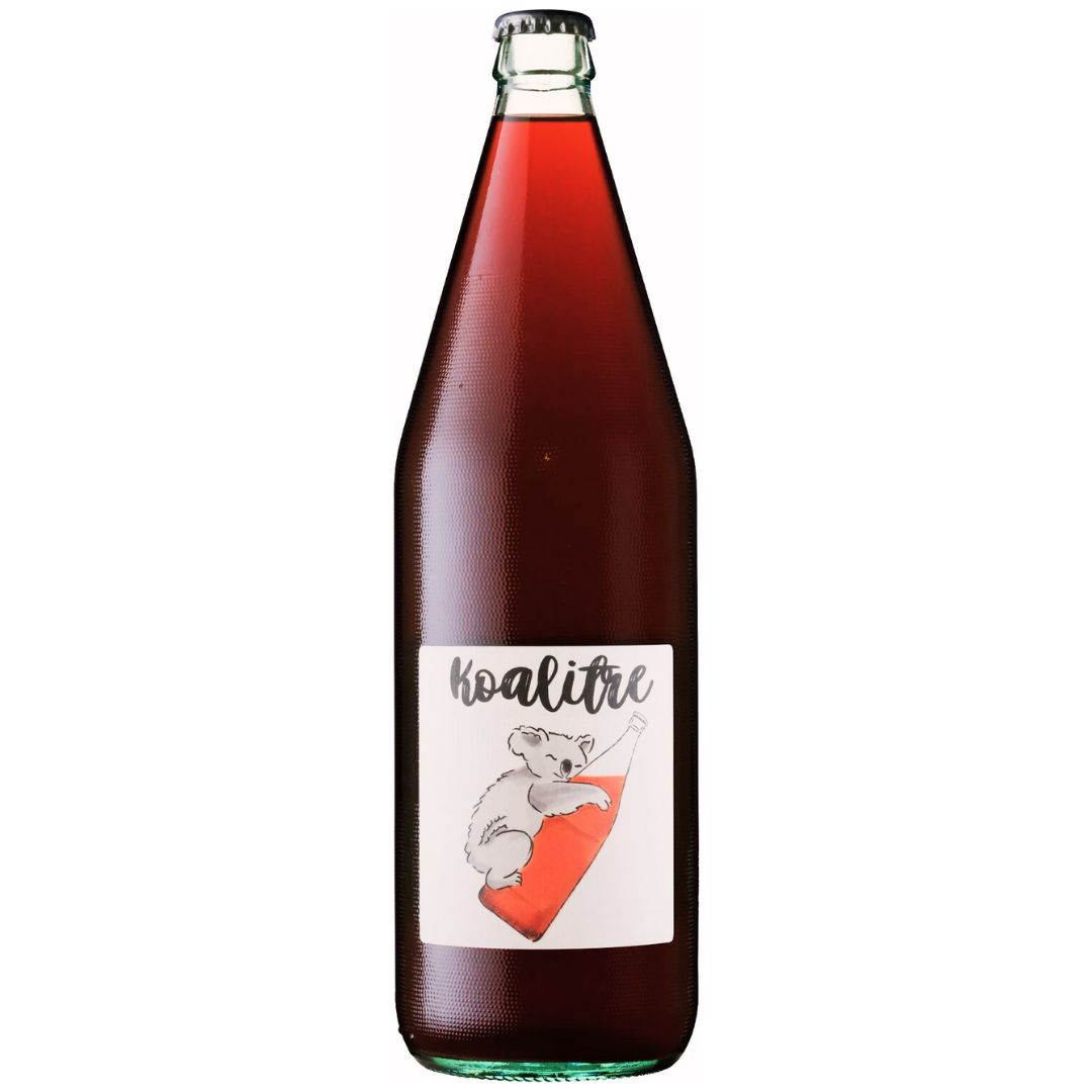 a bottle of Domaine du Petit Oratoire Koalitre 2022 natural red wine