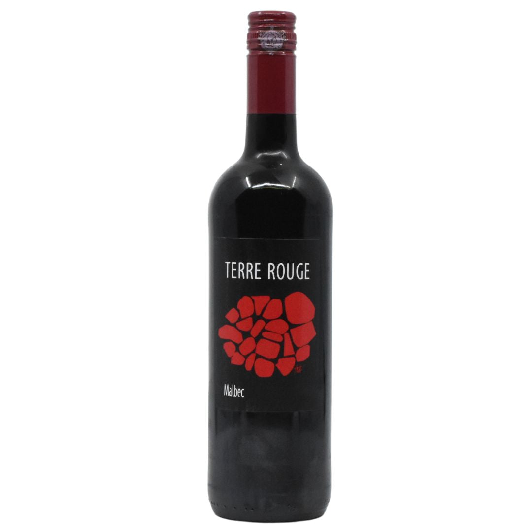 a bottle of Chateau du Cedre Terre Rouge Malbec 2020 red wine